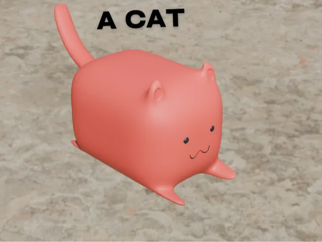 A Happy Fat Cat