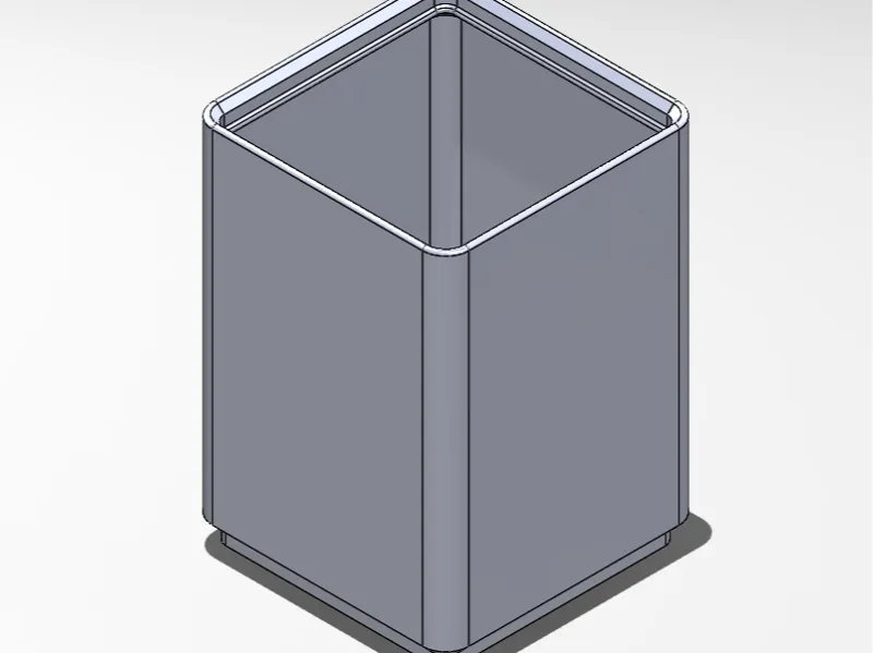 Gridfinity bin 1x1 9U