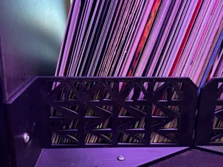 IKEA Kallax Vinyl record backstop