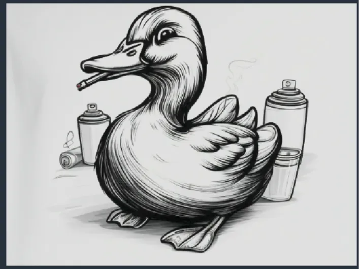 Quack! Cig & Spray Can Hueforge