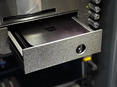 RackMod 1U Slide: Apple TV 4K (3rd Generation)