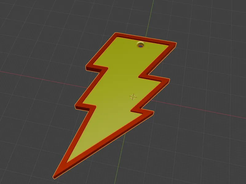 Shazam Logo Keychain - Lightning Bolt