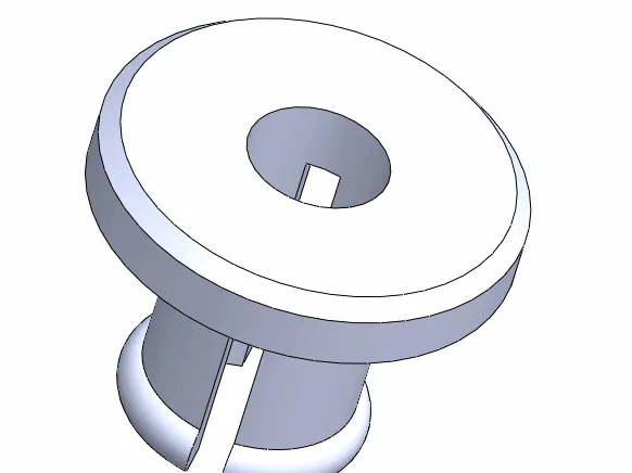 Insert pour élastique 4mm