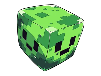 Minecraft Creeper Keychain