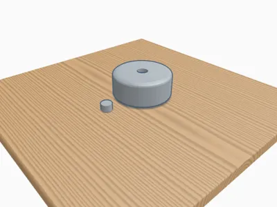 Shuffleboard Puck(Can be weighed down by sand)