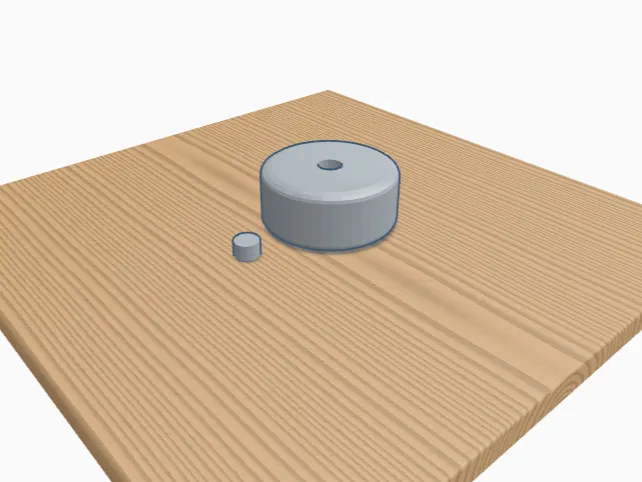 Shuffleboard Puck(Can be weighed down by sand)