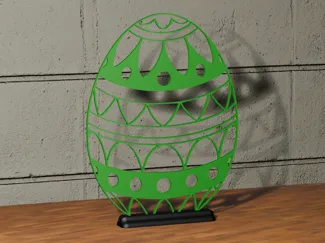 EASTER EGG DECORATION STANDING OR HANGED