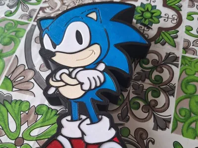 Sonic multicolor no AMS
