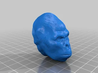 Harambe head