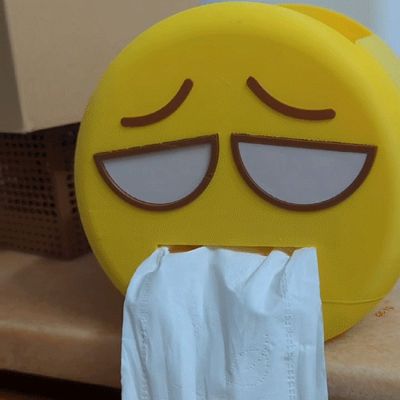 WeChat emoji - tissue box