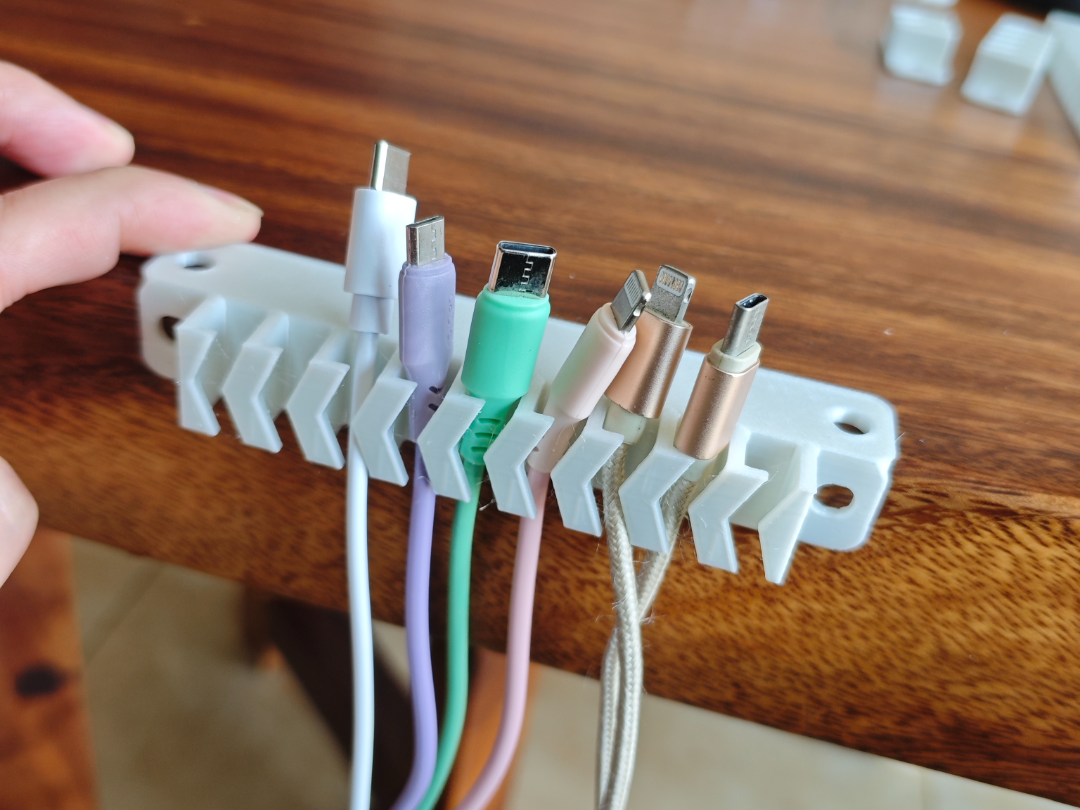 Desktop cable organizer, phone charging cable, data cable organizer ...