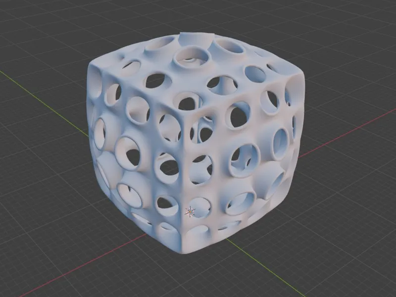 cube with holes