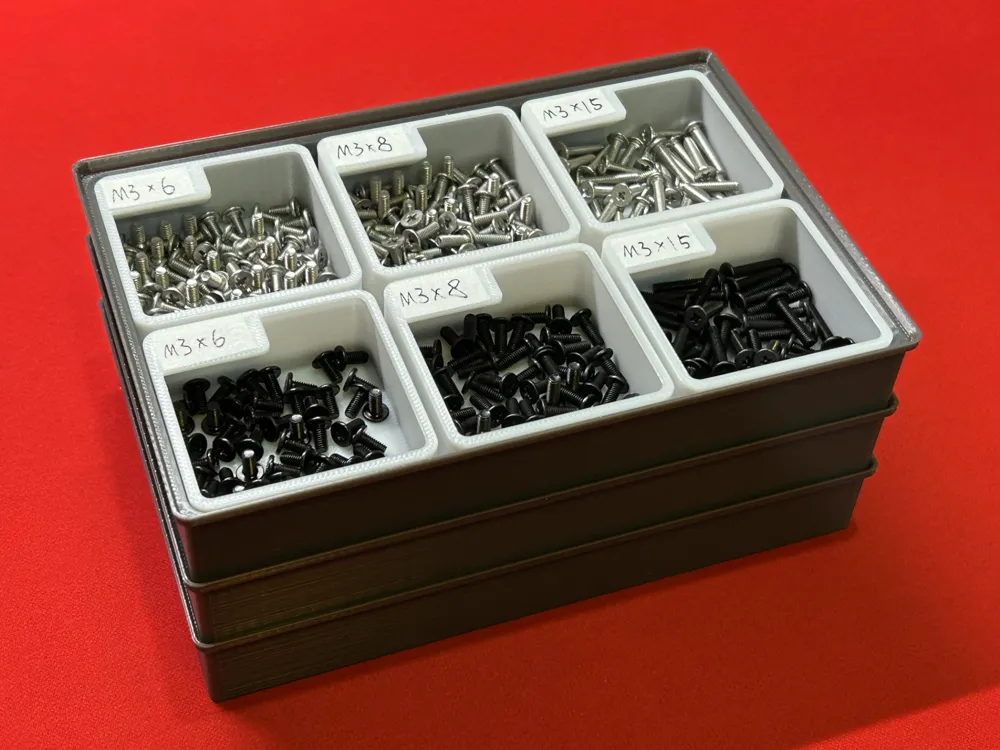 Stackable Screw Organizer Fast and Economical PETG Print by user ...