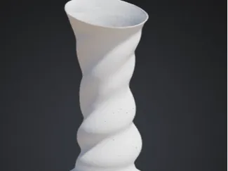 Modern Spiral Vase - 3D Printable Design