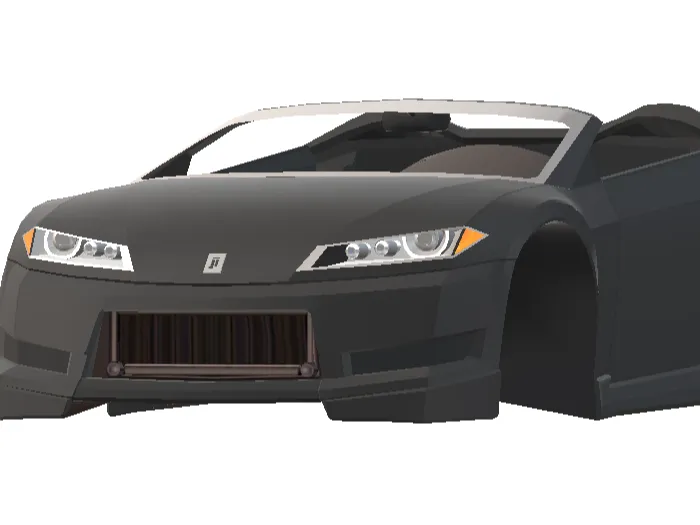 Bugatti without tyres