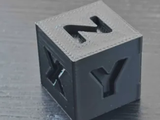 BIGGER calibration cube XYZ