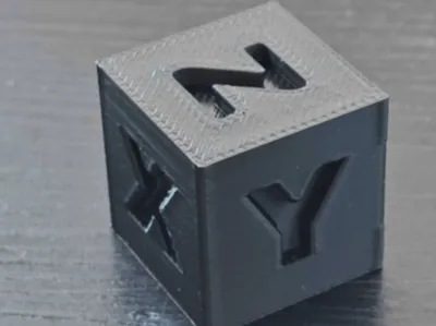 BIGGER calibration cube XYZ