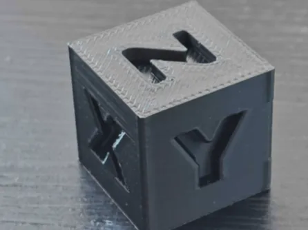 BIGGER calibration cube XYZ