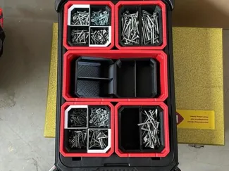 Milwaukee Packout Organizer 3D Printed Bin Inserts