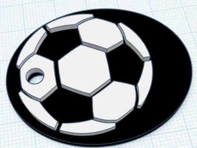football key chain