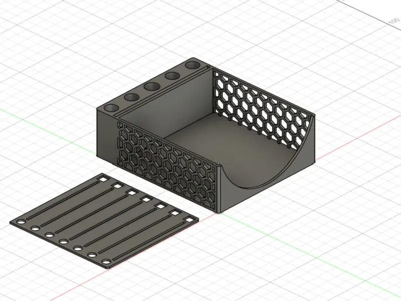 note holder with template