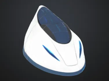 Futuristic MagLev Mini Train