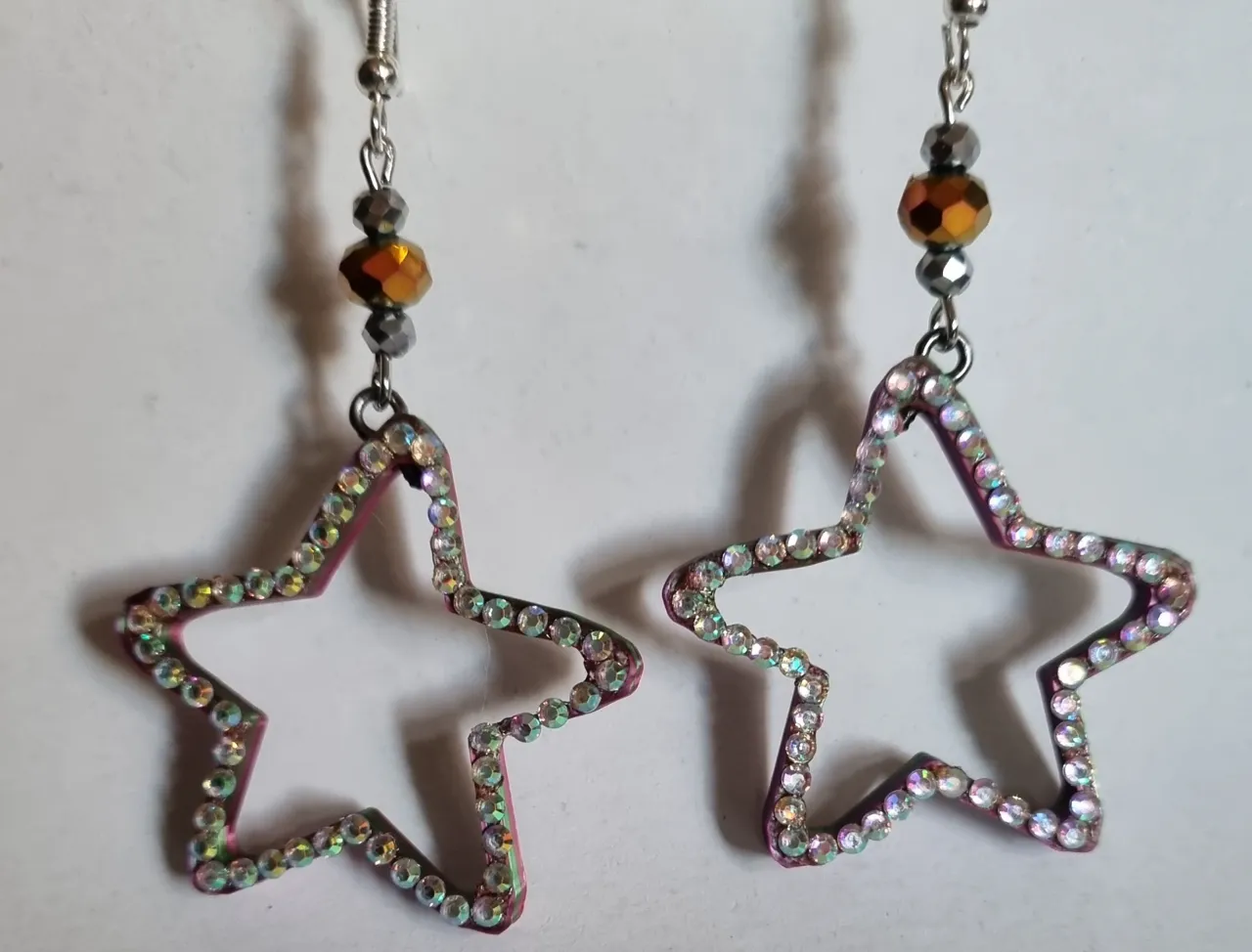 2 types of star earrings view 4