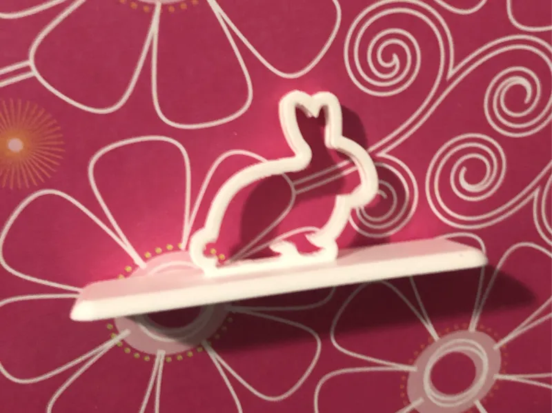 Bunny Name Card Place Holder