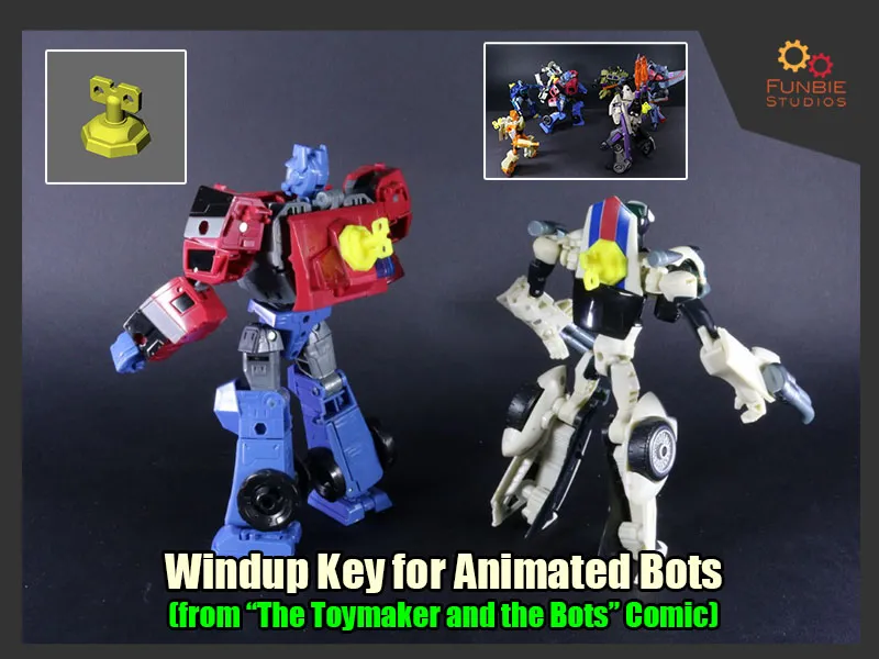 Windup Key for Transformers Animated Bots