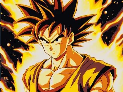 Hueforge Goku Super guerrero