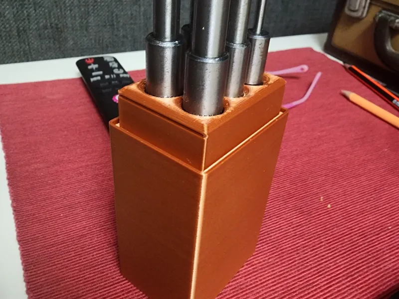 Drive Pin Storage box - 5 no. 