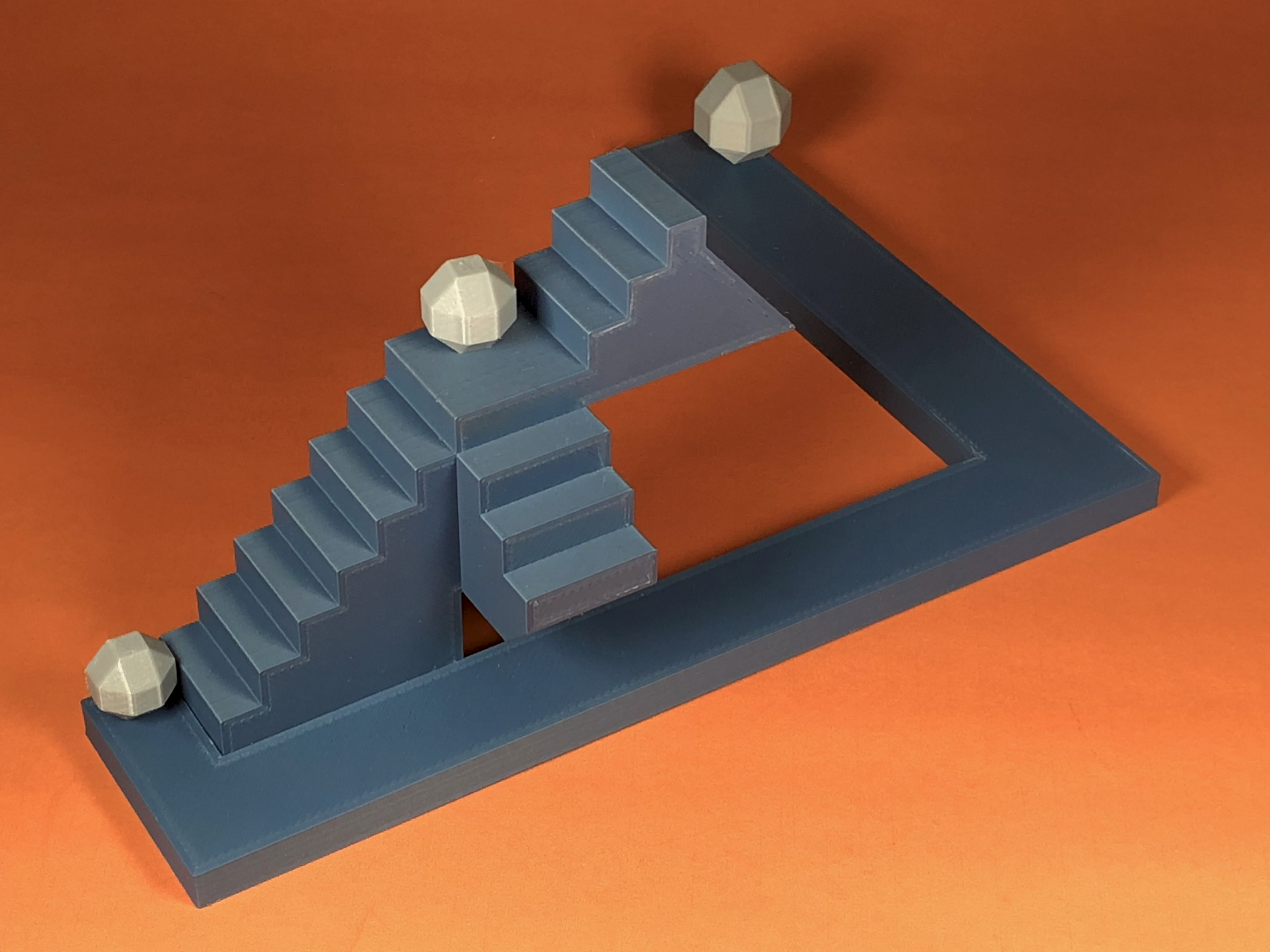 Impossible Staircase Perspective Illusion