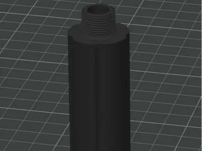 14mm F ccw  to 14mm M ccw  60mm long AAP01 Airsoft