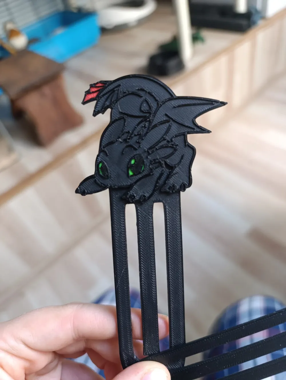 Toothless 2x bookmarks by Kris95 - MakerWorld