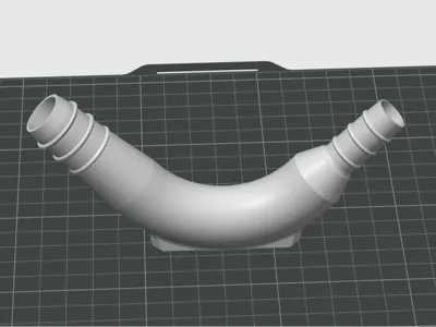 Elbow connector/Six-point micro-spray tape connects a quarter-inch hose