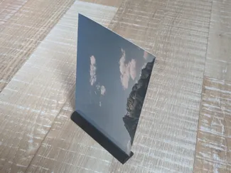 simple photo stand 10cm round corner