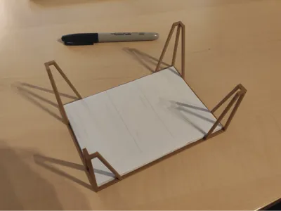 A6 note holder