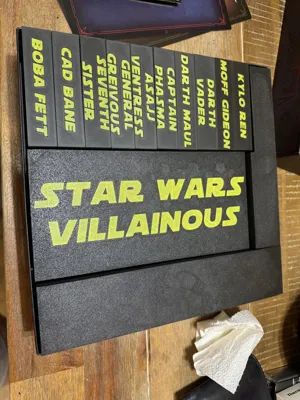 Star Wars Villainous Organizer with expansions