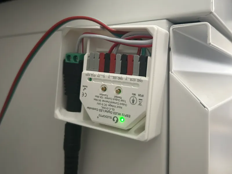 Easy WLED Controller Housing (No soldering)