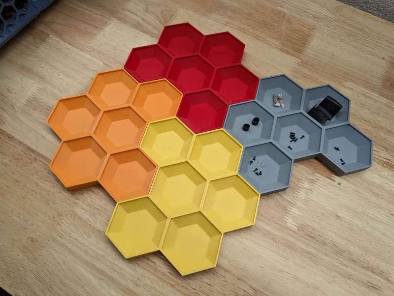 Hex Parts Tray
