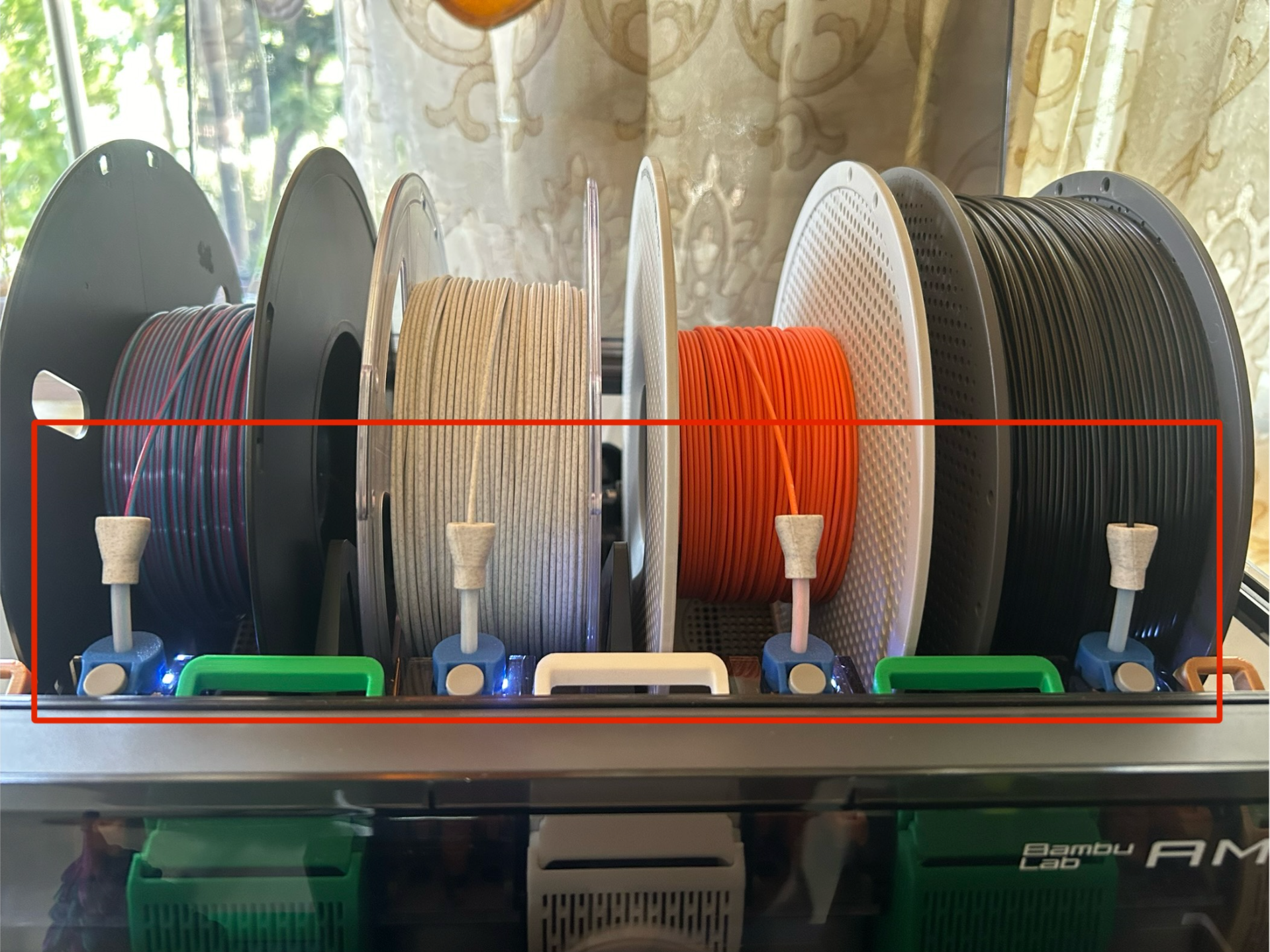 AMS 进料口