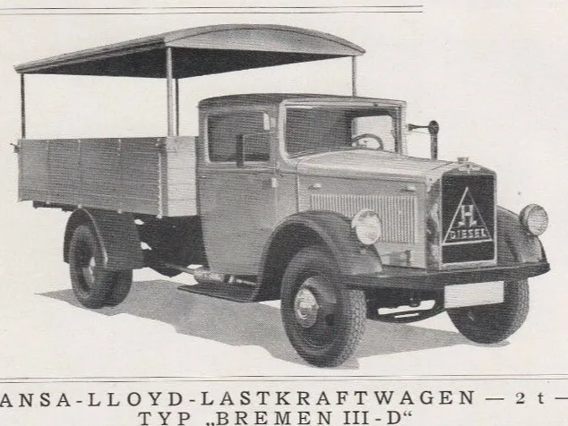 1935, Hansa-Lloyd und Goliath-Werke Lastkraftwagen