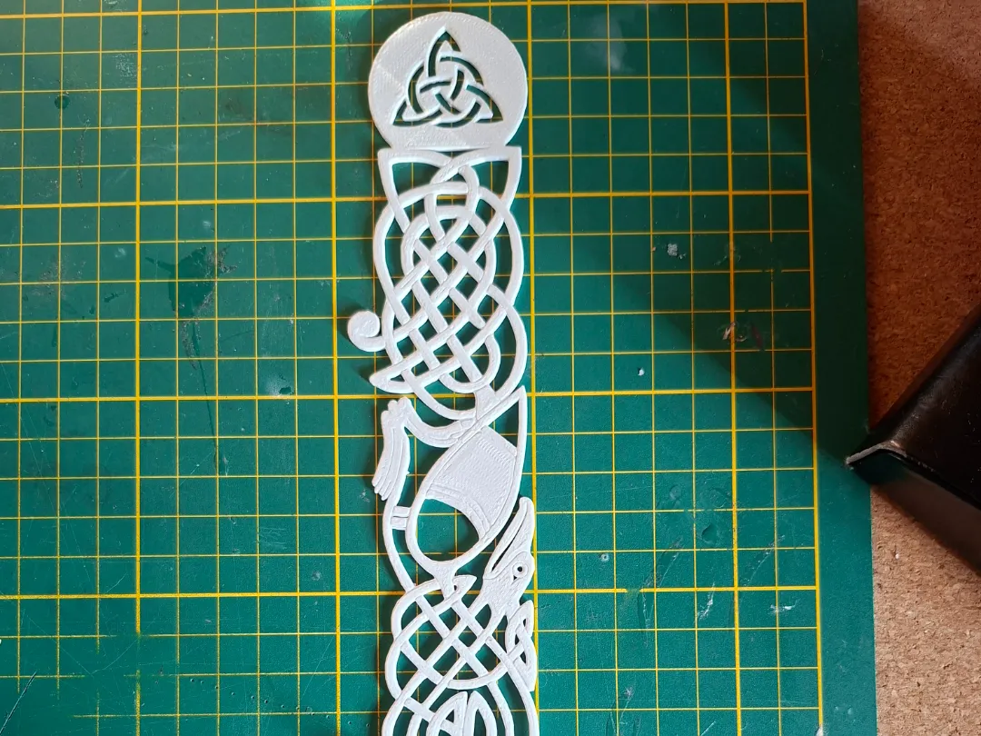 Marque-page motifs celtiques