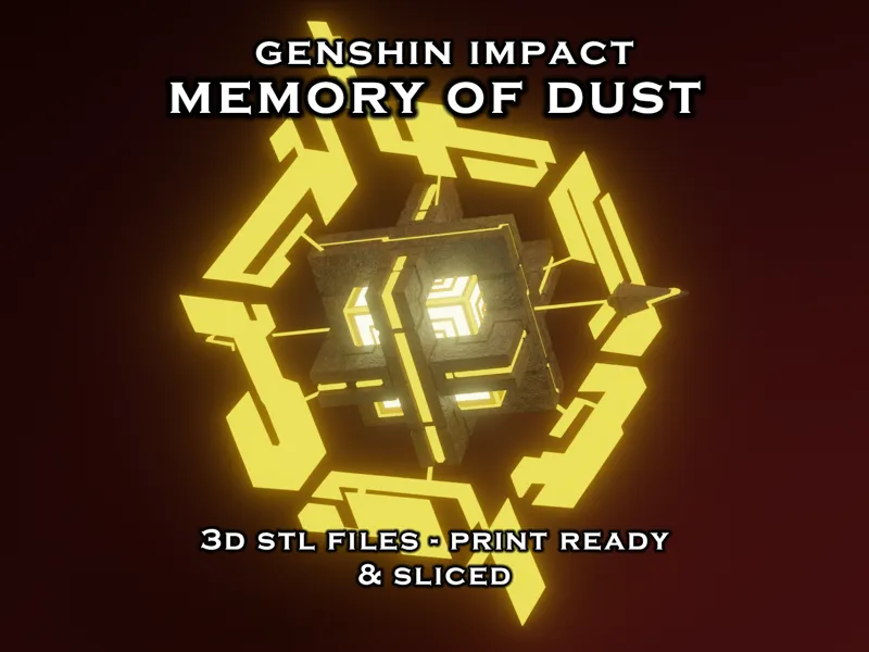 Memory of Dust - Genshin Impact Prop - Sliced