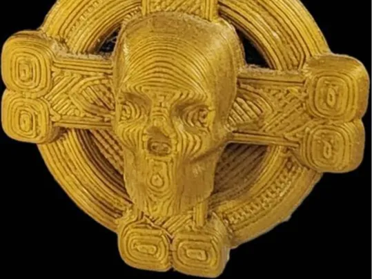 Skull medallion