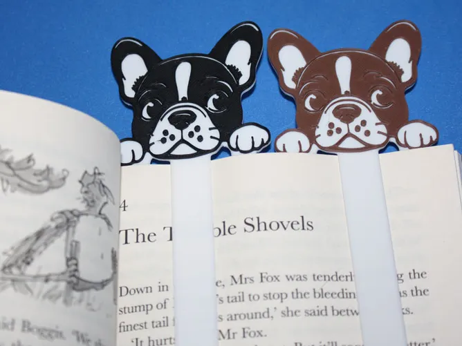 French Bulldog Bookmark