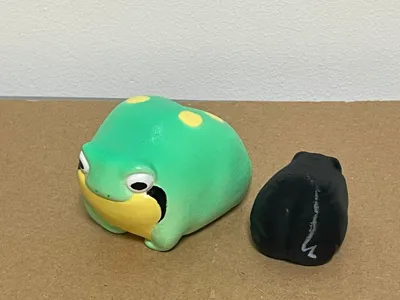 Mantou Frog Ornament no supports Print in Place