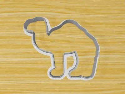 Camel Sharp Edge Cookie Cutter