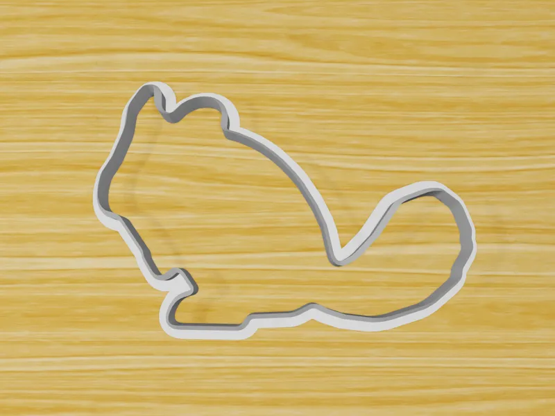 Chinchilla Sharp Edge Cookie Cutter Clay Cutter
