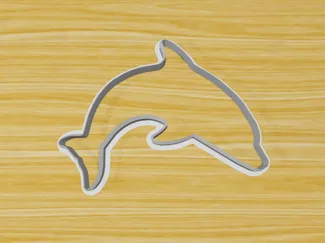 Dolphin Sharp Edge Cookie Cutter Clay Cutter